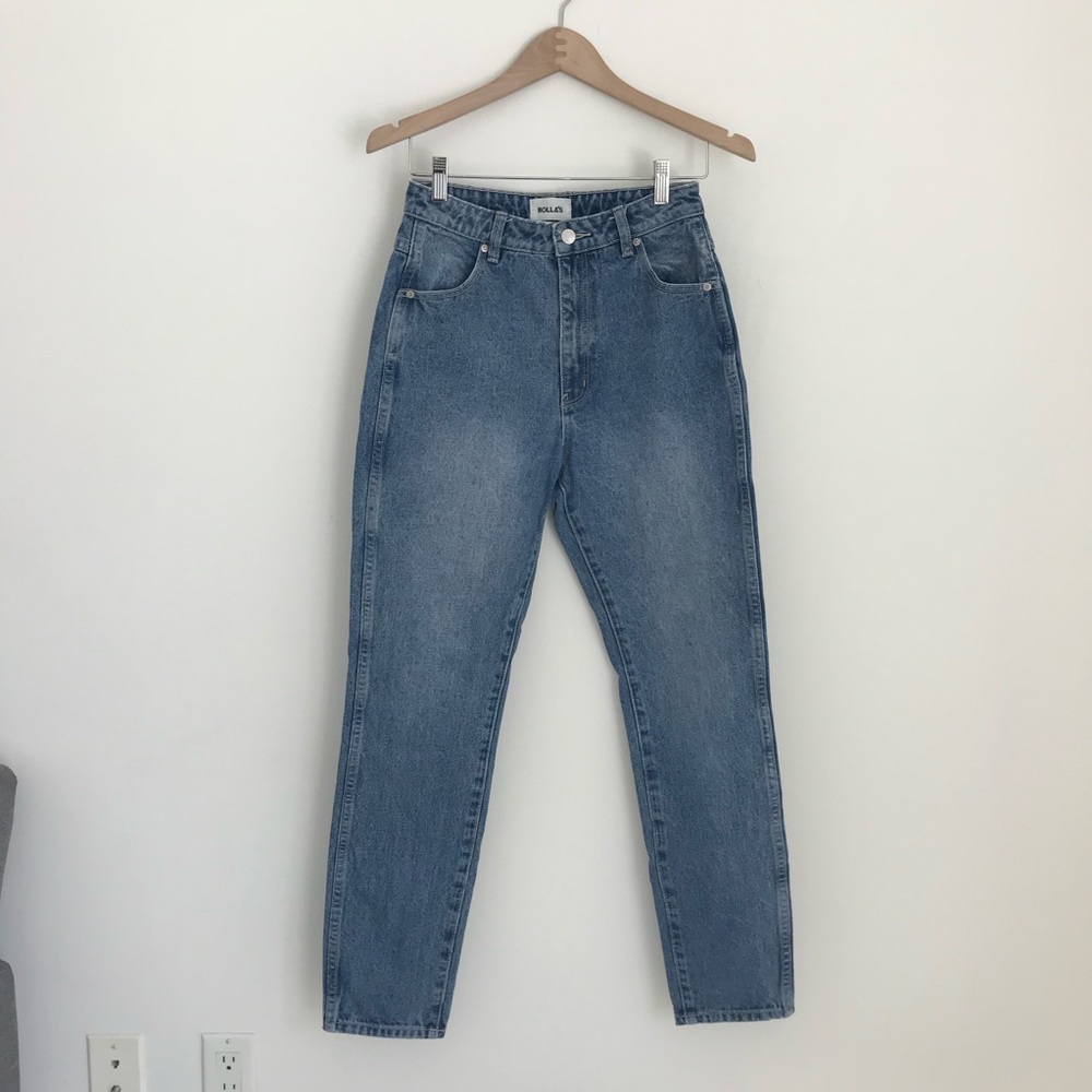 Rolla’s high Rise Relaxed Duster Jean